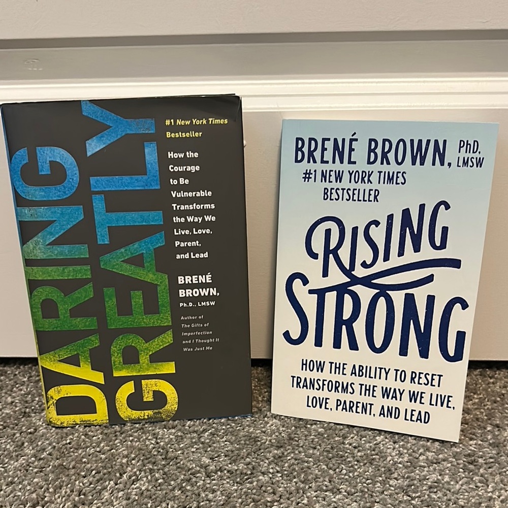 Brene Brown Daring Greatly and Rising Strong Book bundle!